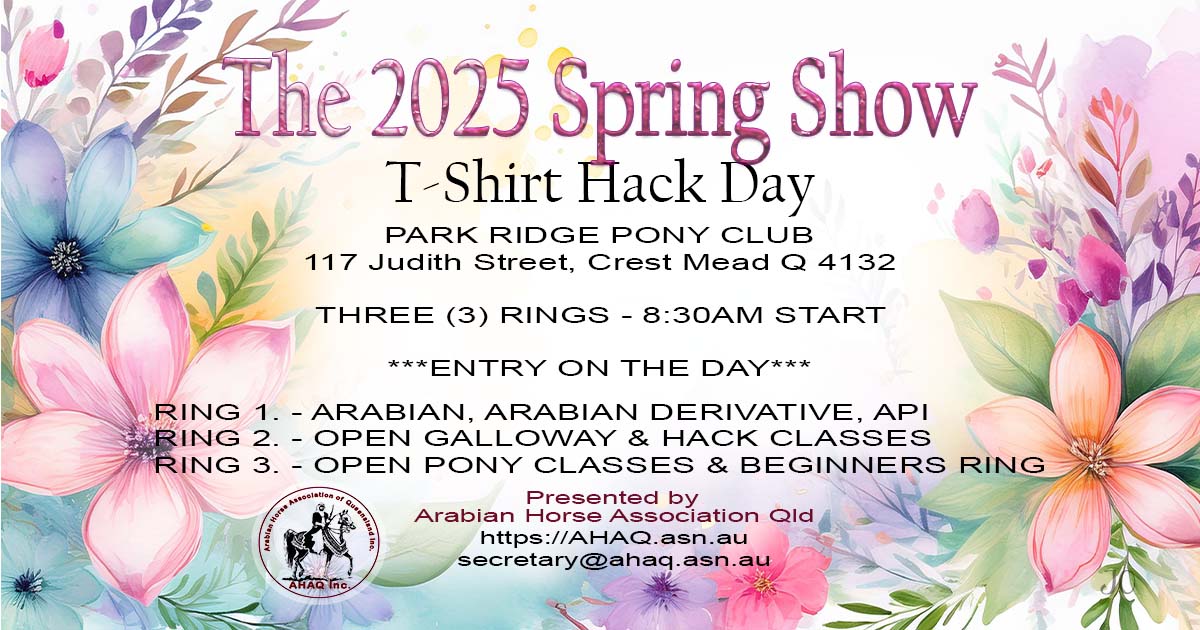 The AHAQ Spring Show 2025 - Informal show day