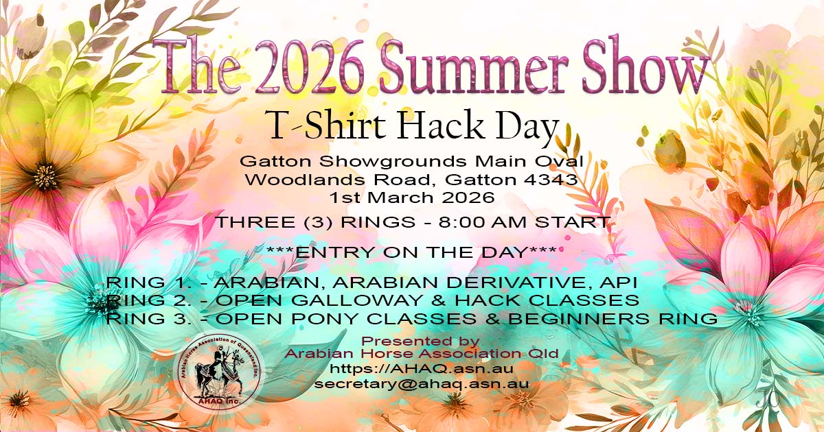 2026 Summer Show Gatton Showgrounds