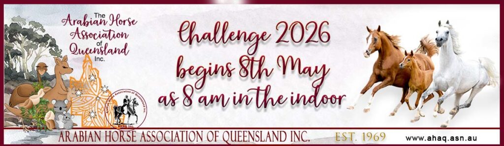 The Qld Arabian Challenge starts 8th May 2026 at QSEC